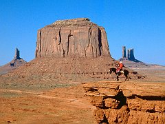 Navajo on Horseback, Monument Valley, Arizona